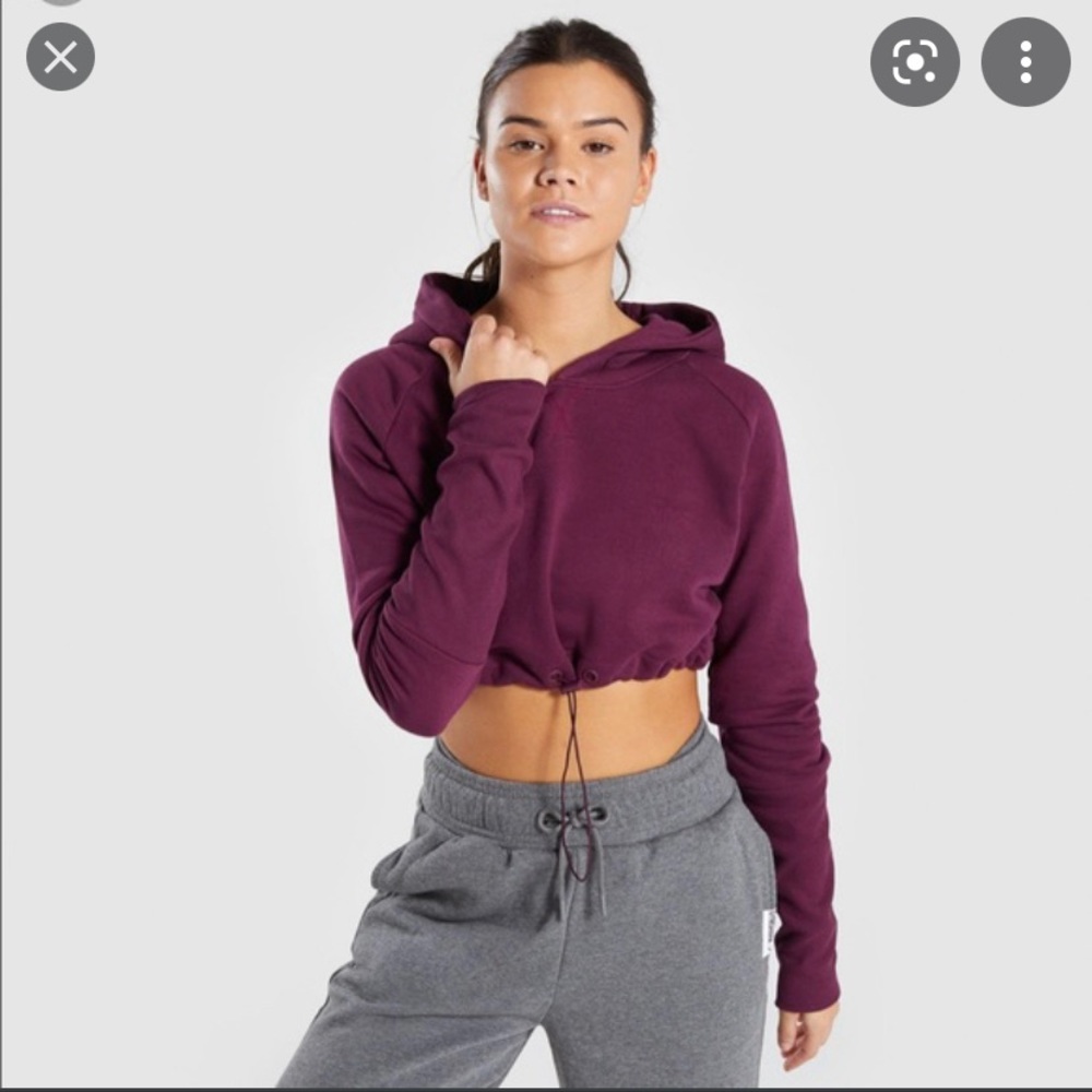 Gymshark crop hoodie